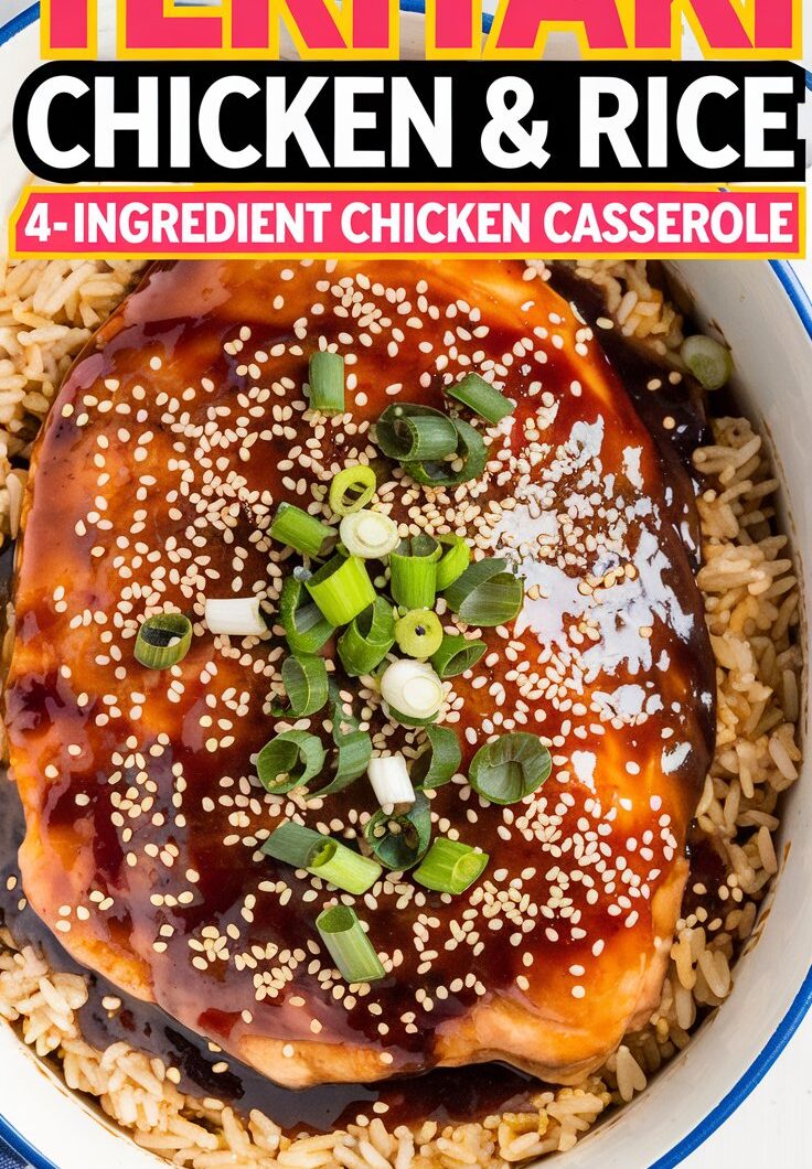 Teriyaki Chicken and Rice Casserole