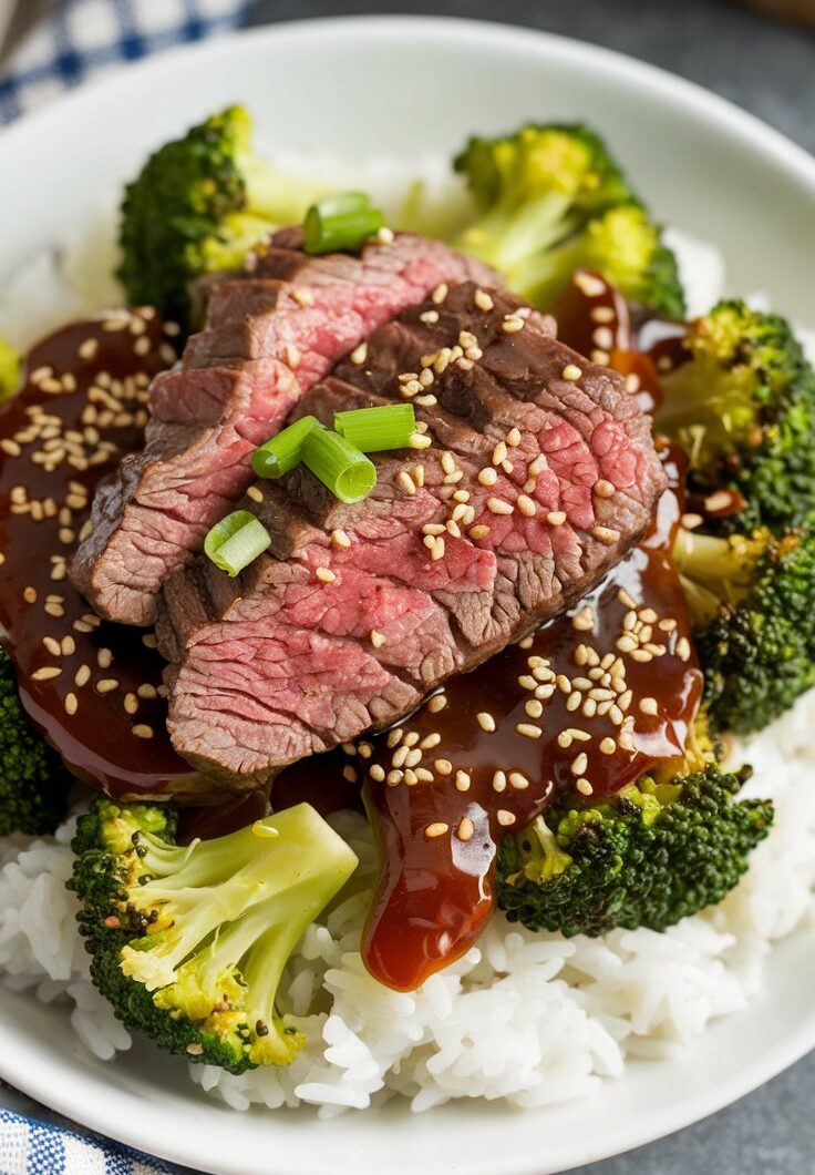 Crockpot Beef and Broccoli for Two