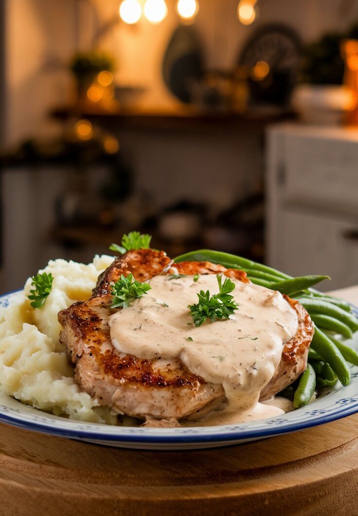 Crockpot Ranch Pork Chops