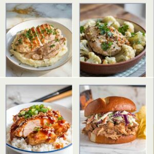 4 different cheap crockpot dinners for families