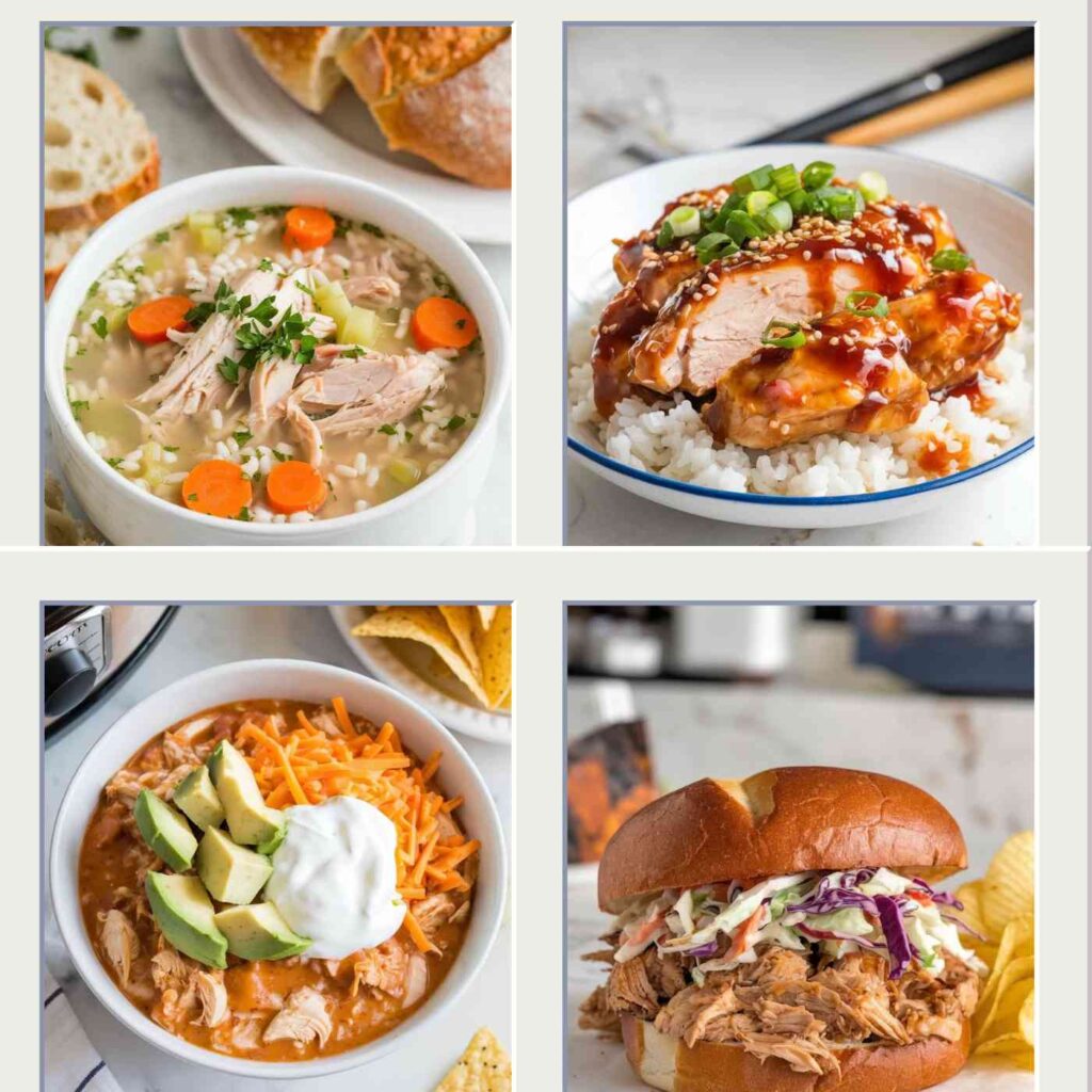 4 crockpot dinner dishes