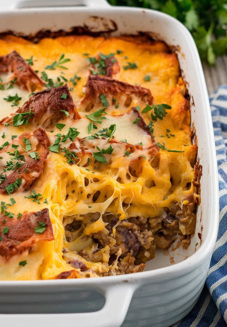Keto Cheeseburger Casserole