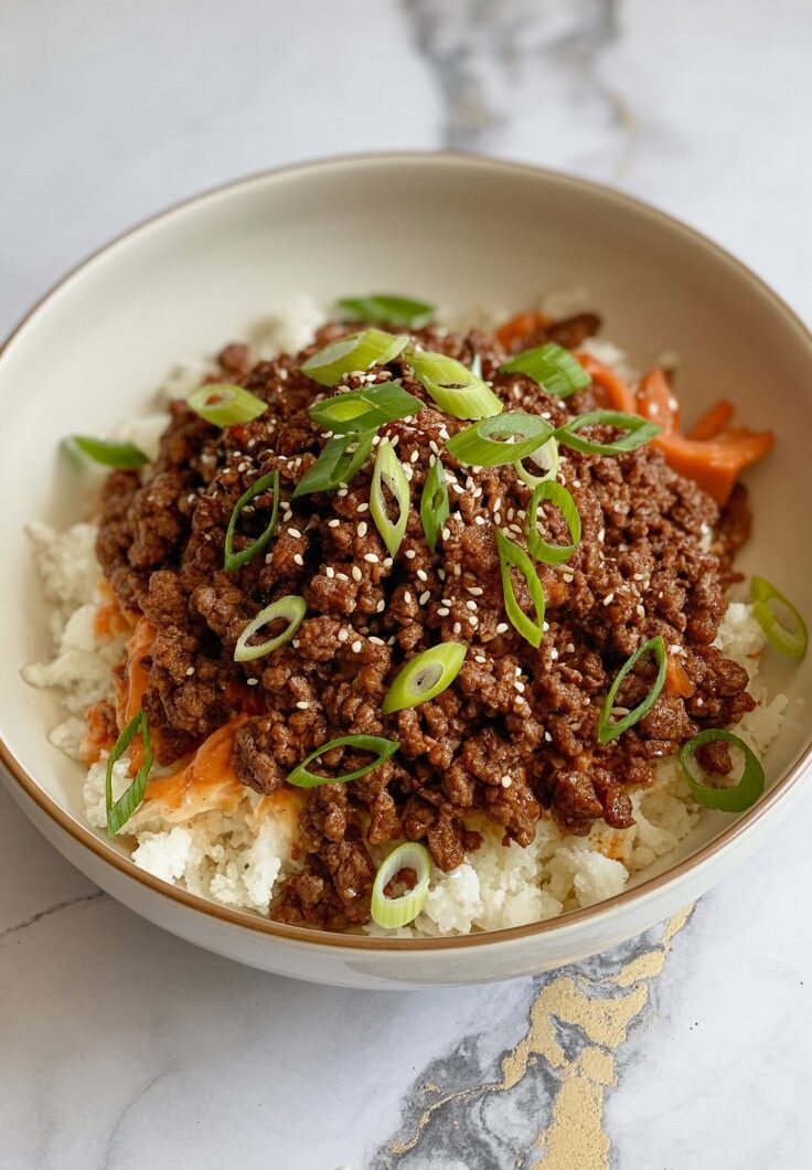 Spicy Korean Beef Bowl