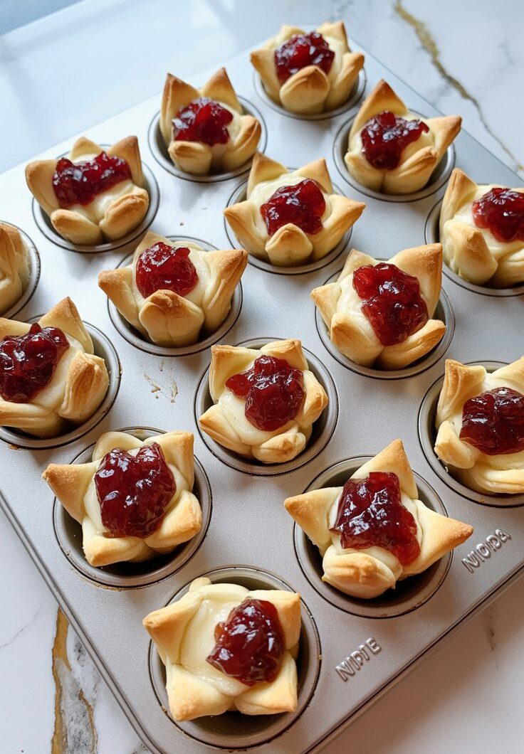 Cranberry Brie Bites