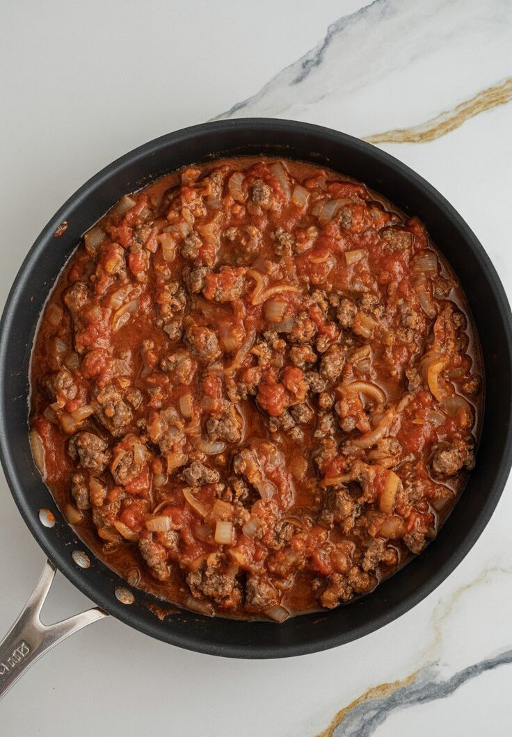 Keto Sloppy Joe Skillet