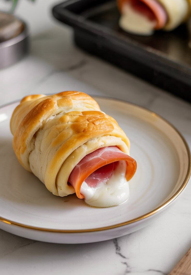 Mini Ham and Cheese Rolls