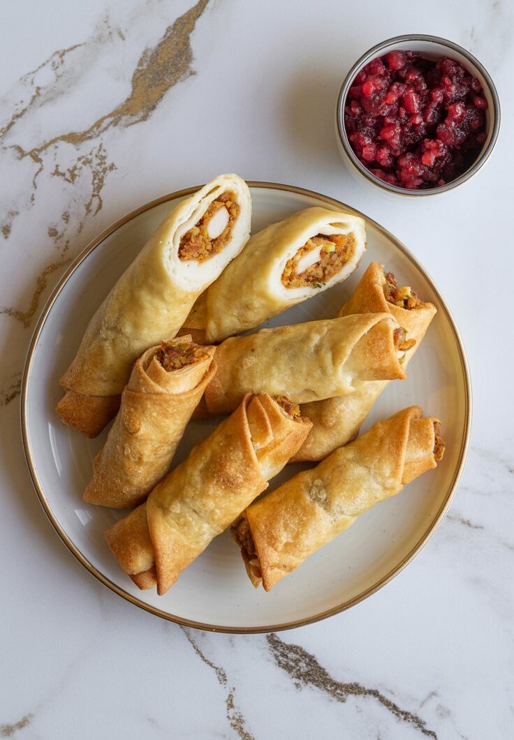 Thanksgiving Egg Rolls