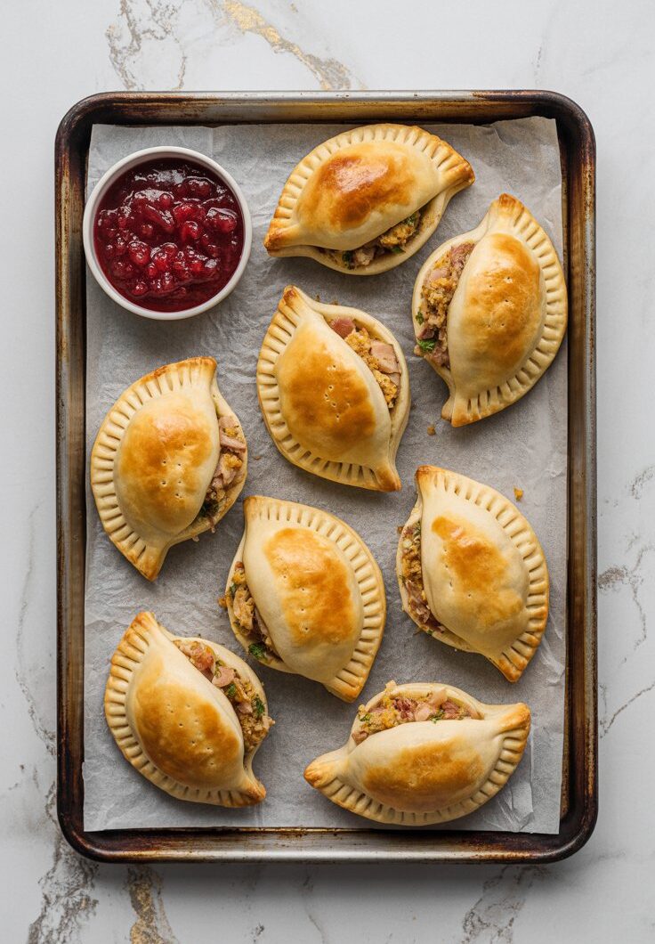 Turkey and Stuffing Hand Pies