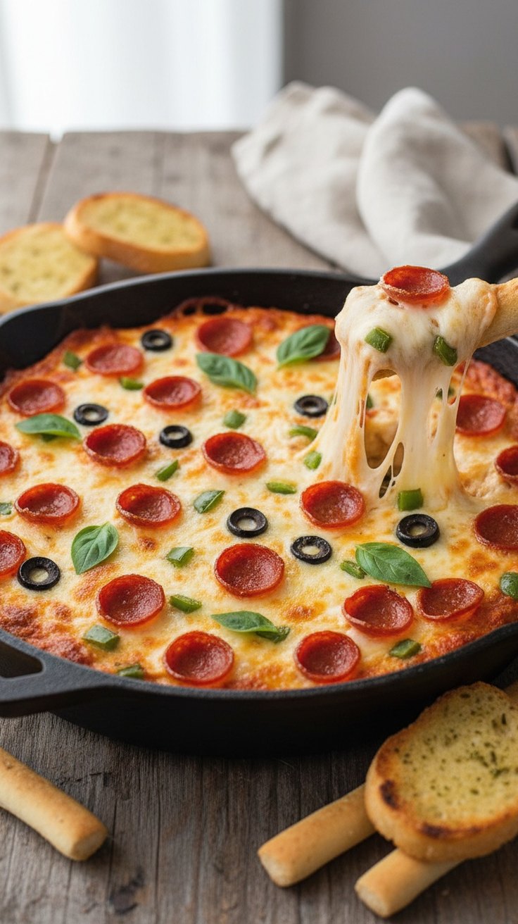 Loaded Supreme Pizza Dip