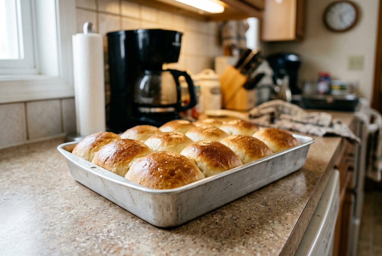Soft Homemade Dinner Rolls